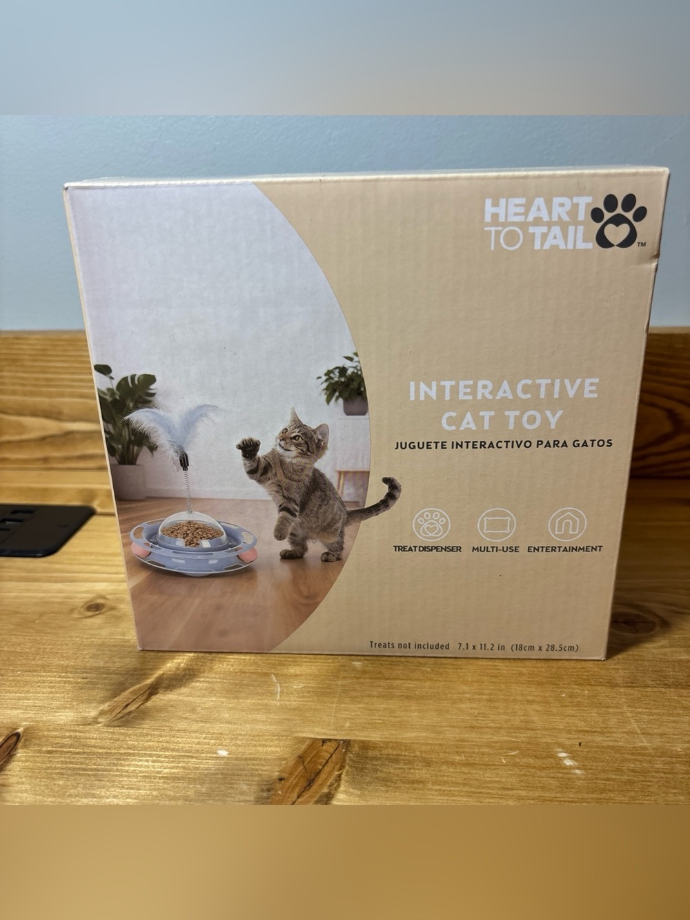 Heart to Tail Interactive Cat Toy Treat Dispenser (Treat Not Included) NEW